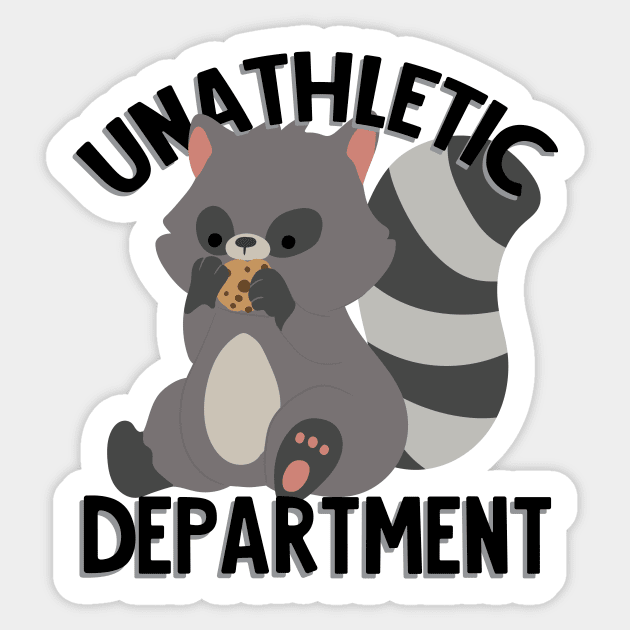 Unathletic Department Sticker by imlying